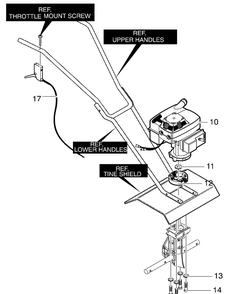 Part Location Diagram of F-011303M Murray Instruction Manual